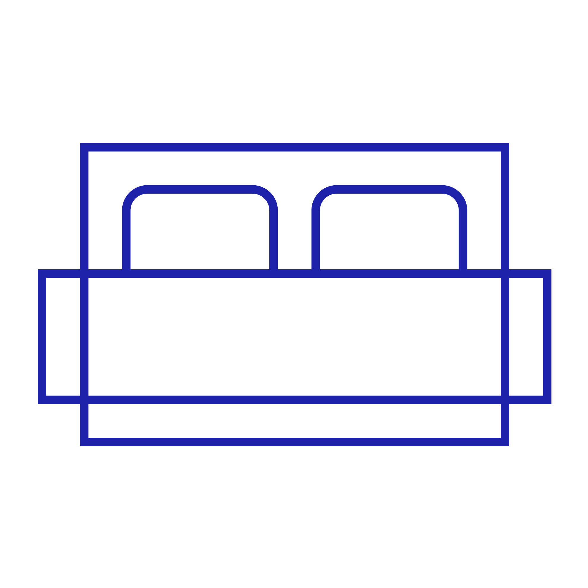1 Double bed